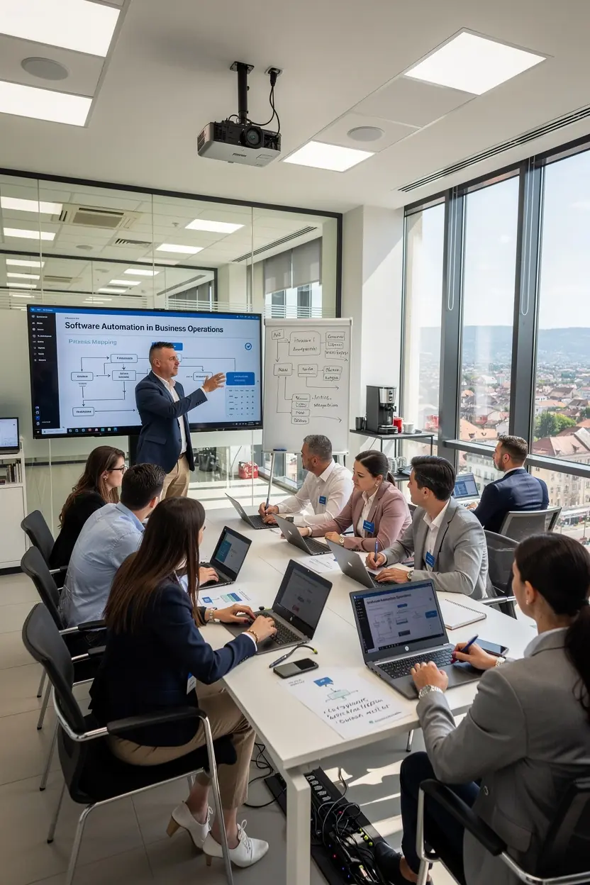 Automatizare inteligentă pentru gestionarea eficientă a software-ului.